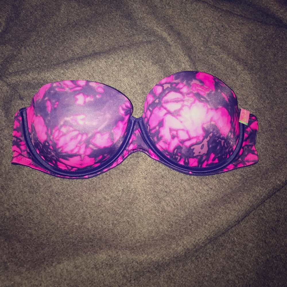 PINK strapless bra