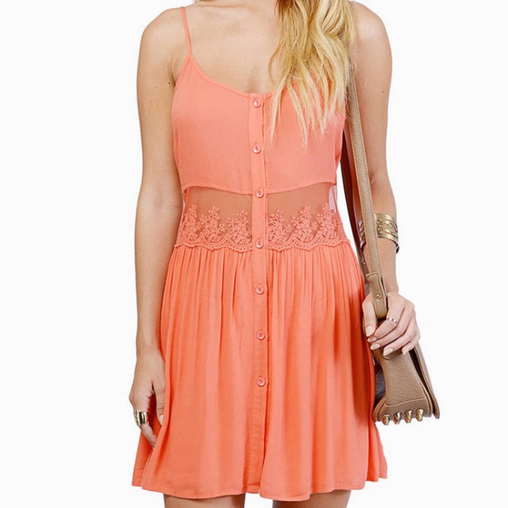 Coral sundress