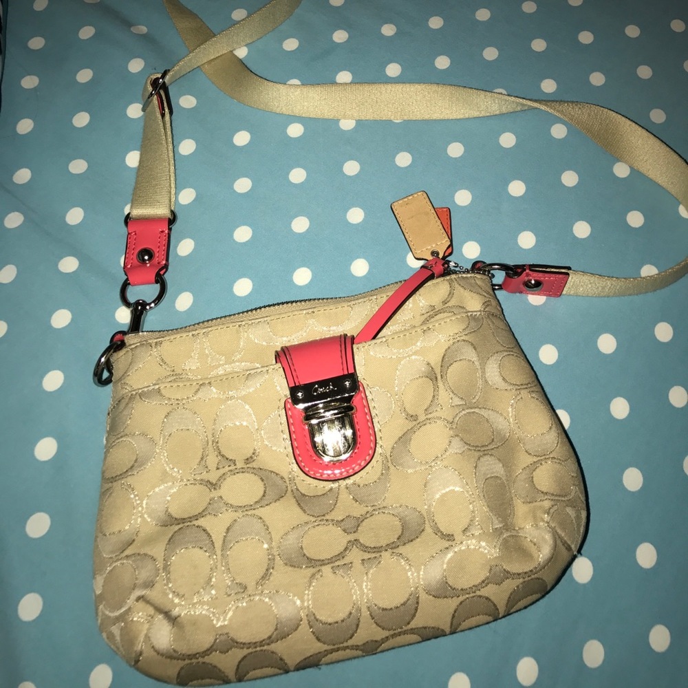 Coach cross body purse