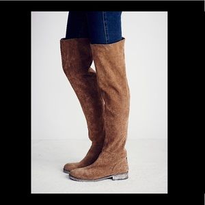 Free People Carlisle Suede Over the Knee Boots