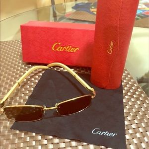 Cartier sunglasses never used I was given them