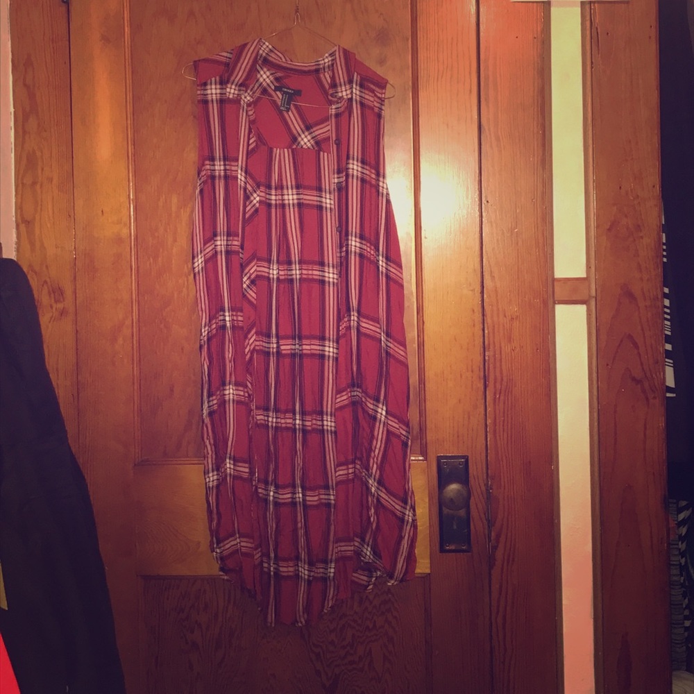 Forever 21 button up overlay