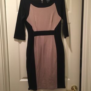 Fitted knee length dress