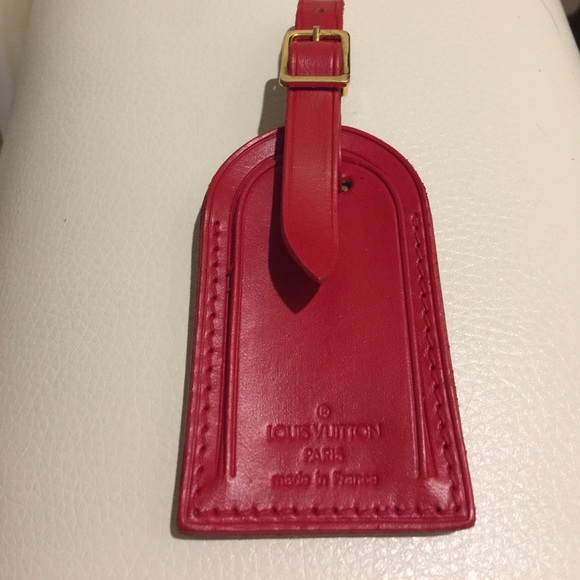 supreme lv luggage tag