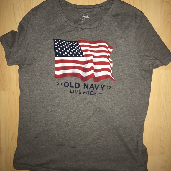 Old Navy Patriotic American Flag T-Shirt - Picture 3 of 3