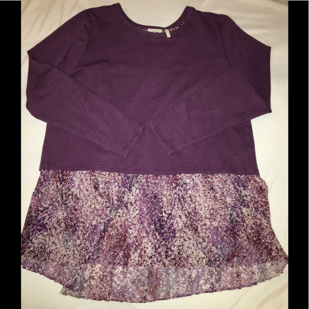 Lori Goldstein LOGO loungewear top  size Large