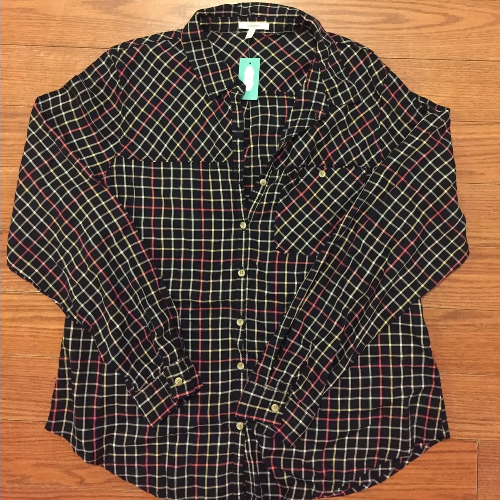 Maurices button down plaid shirt XL