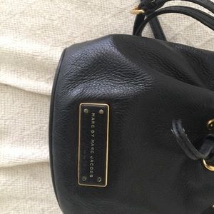 Marc Jacobs drawstring leather purse w dust bag