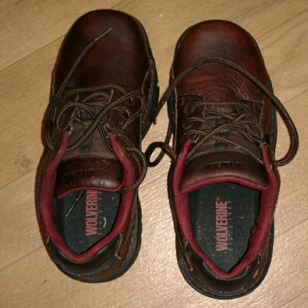 Wolverine Brn Leather LaceUp  Oxfords, NEVER WORN