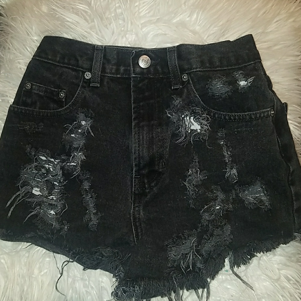 retro high waist shorts..