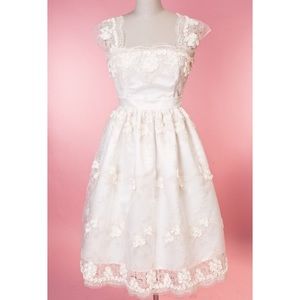 Bettie Page unworn Bernadette Ivory Party Dress