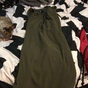 Olive green dress