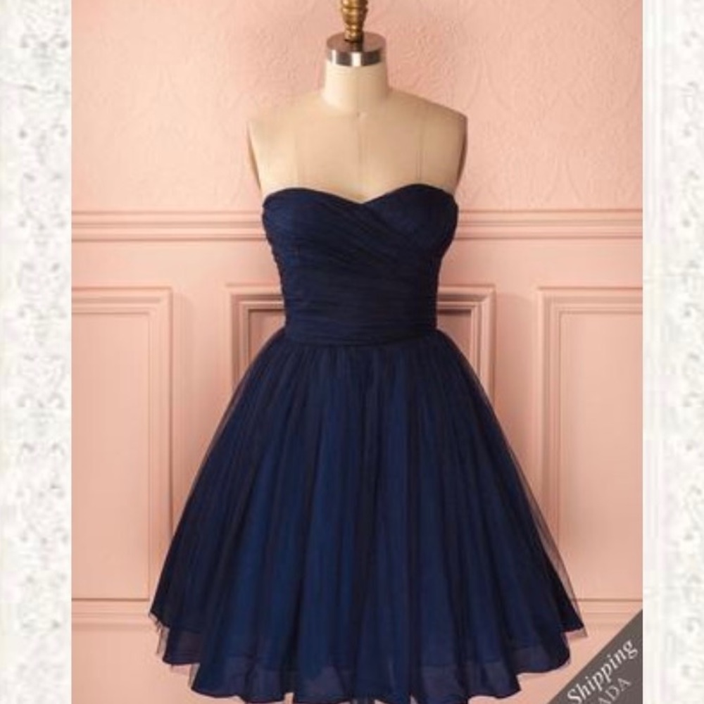 Navy Blue Prom Dress!