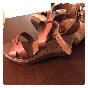 Tan wedges