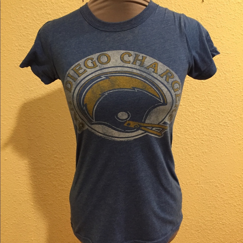 Junk Food San Diego Chargers Vintage Print Tee
