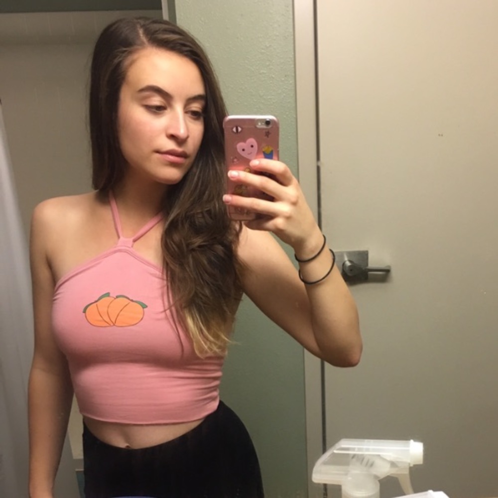 O Mighty Peach Halter Top