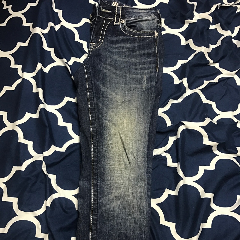ONE DAY SALE!  Size 27 straight miss me jeans - Picture 3 of 4