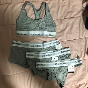 Calvin Klein Logo Underwear Set Bundle