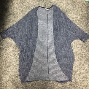 Blue cardigan