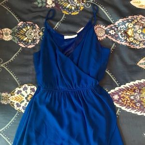 Lush royal blue strappy dress