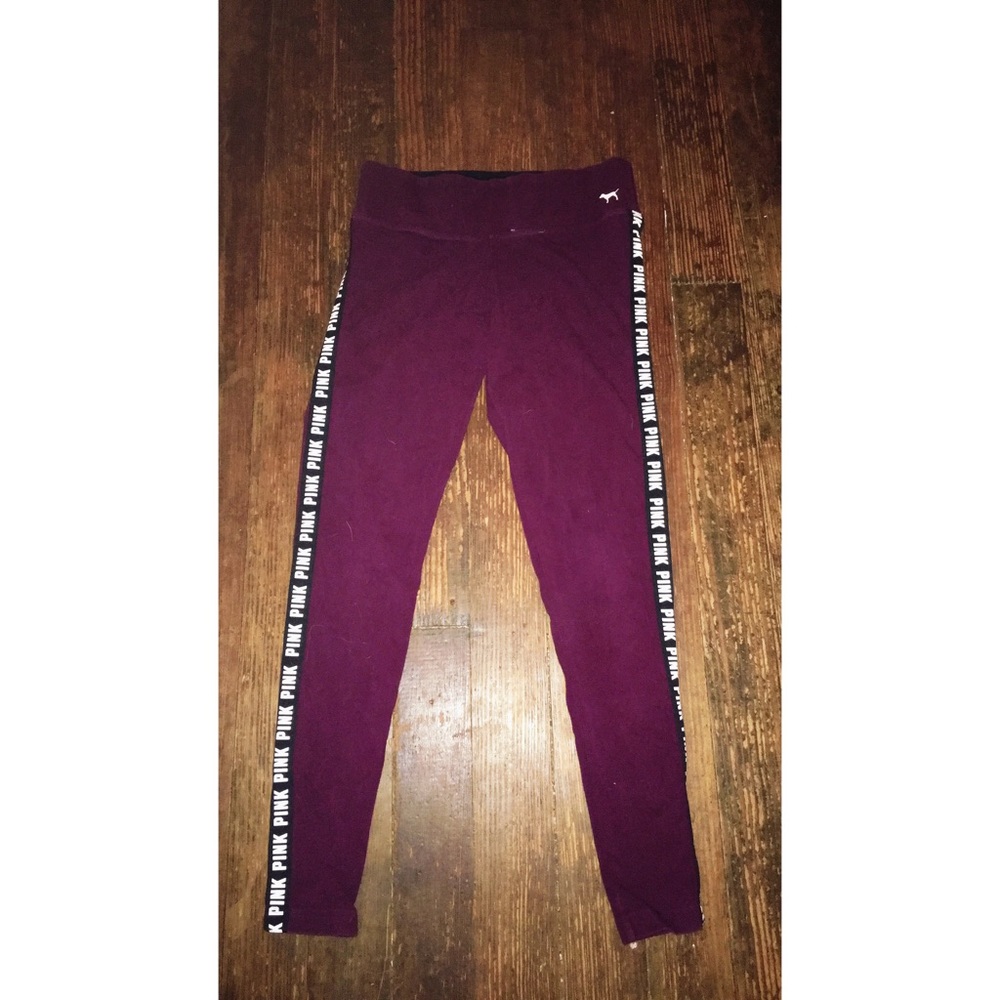 Victoria Secret  maroon leggings