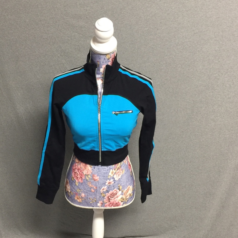 Blue and Black PH8 Workout Jacket