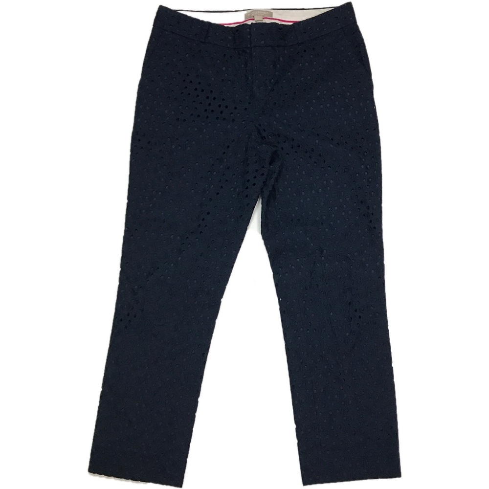 Banana Republic Cropped Navy Hampton Islet Pants 4