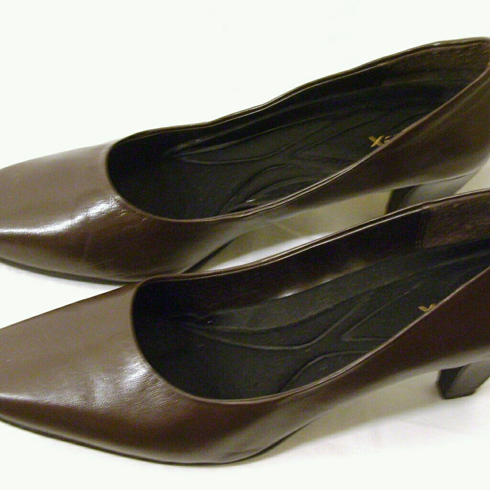 Moda Reflex Chocolate Leather Heels