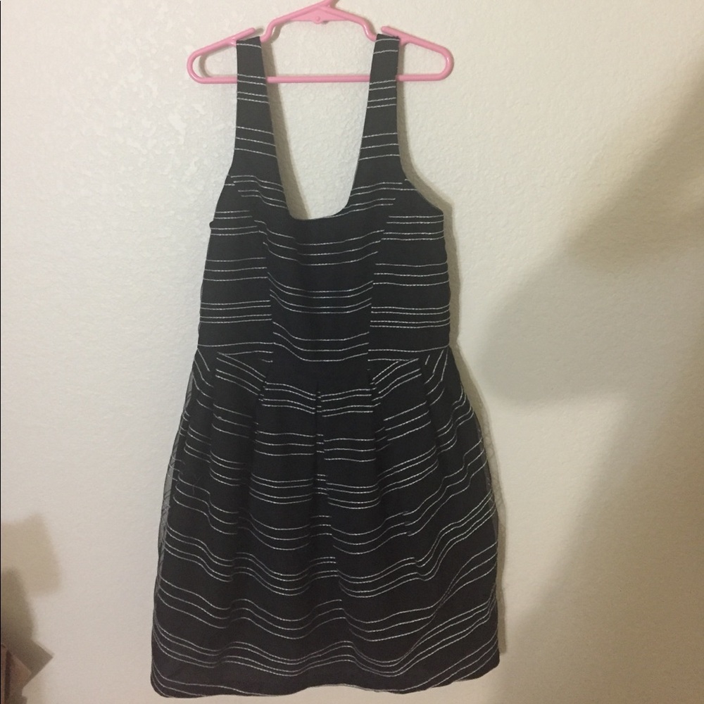 Black mini dress