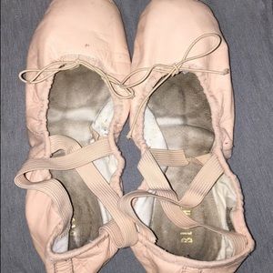Pink ballet shoes