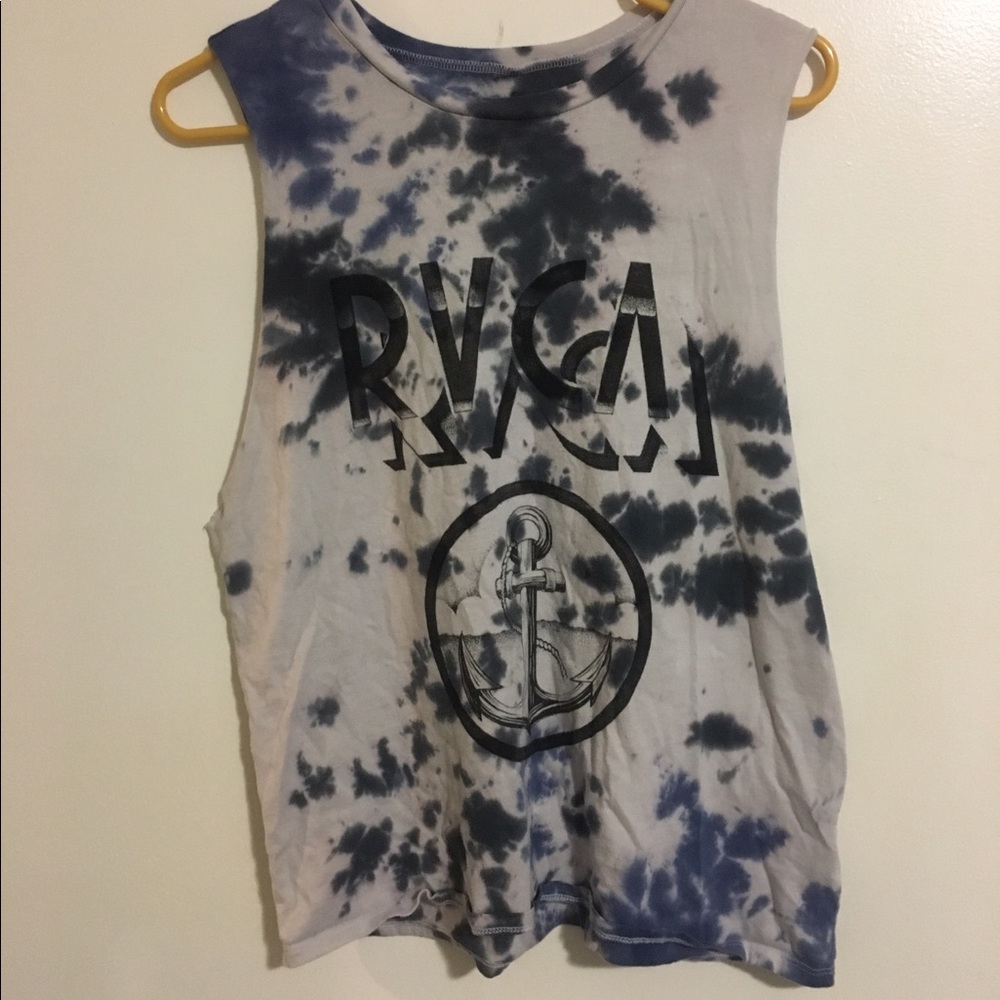 rvca ti dye anchor tank