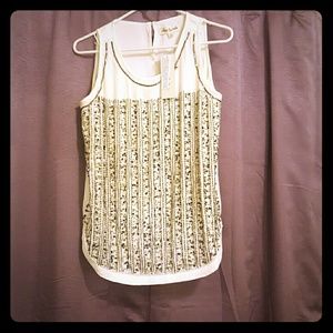 Ivory Beaded tanks -Small