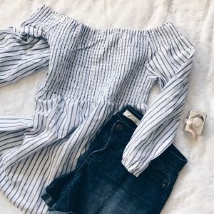 Over the shoulder summer top