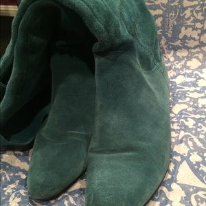 🔴Urban Outfitters Knee High Turquoise Boots