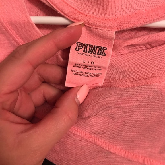 VS PINK Long Sleeve w/Key hole back - Picture 3 of 3