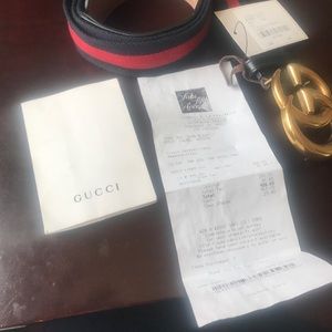 Authentic Gucci belt