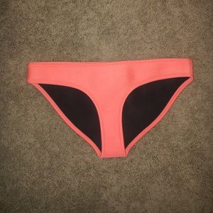Triangl orange bikini bottoms and bag!