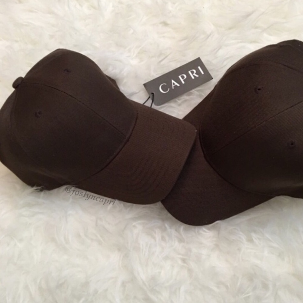 ✨NEW! capri brown celeb style baseball cap✨