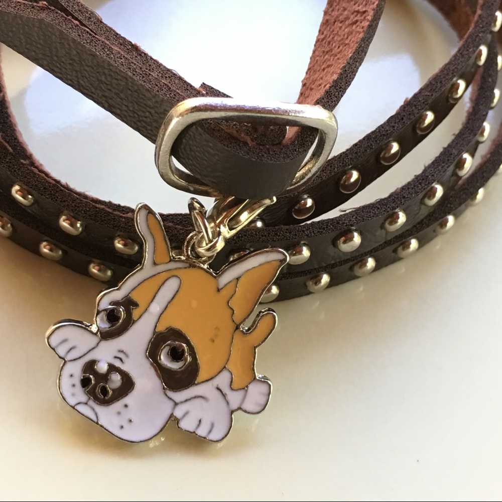 Goofy dog 🐶  enamel clip Pit bull