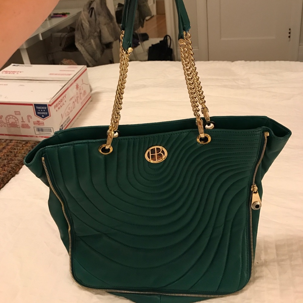 Henri Bendel Green tote