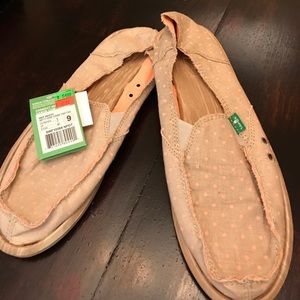 Sanuk Polka Dot Loafers