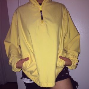 Yellow Tommy Hilfiger Windbreaker