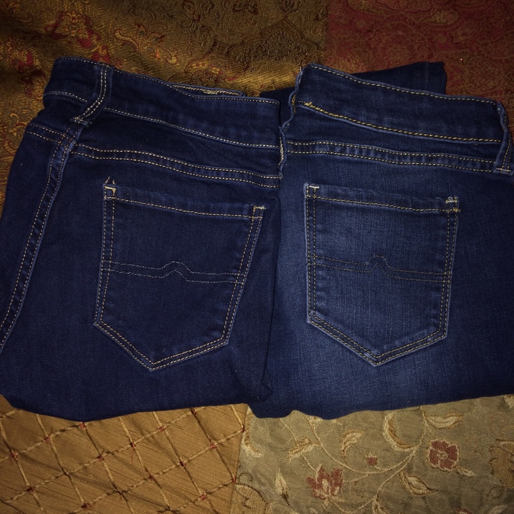 Two pairs of jeans