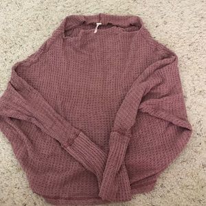 Free people cropped sweater