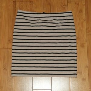 H&M Striped Pencil Skirt