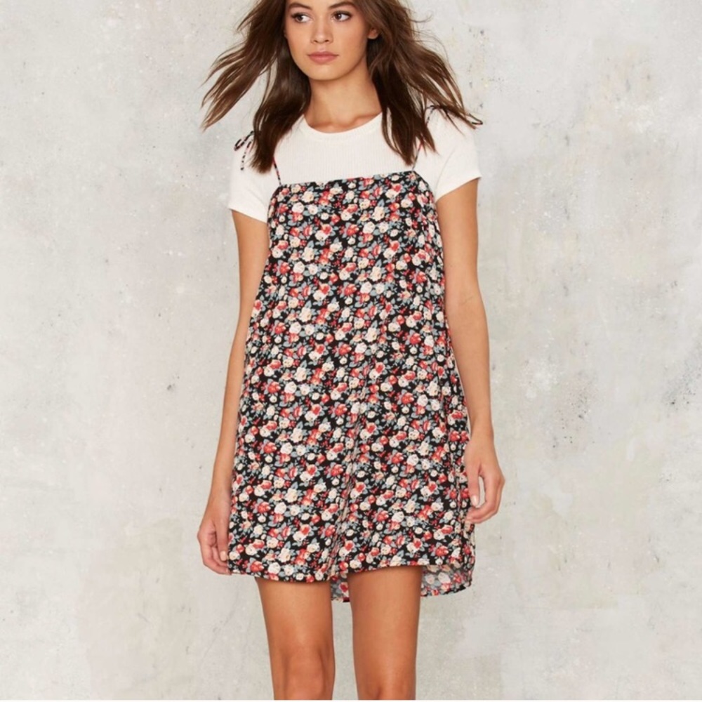 Nasty Gal Highs and Grows Floral Dress