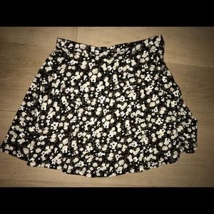 Forever 21 floral skater skirt