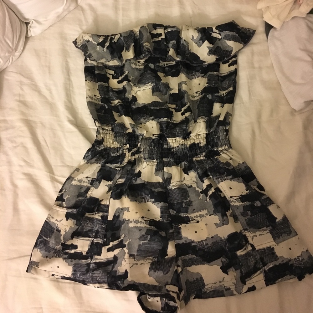 Silk romper