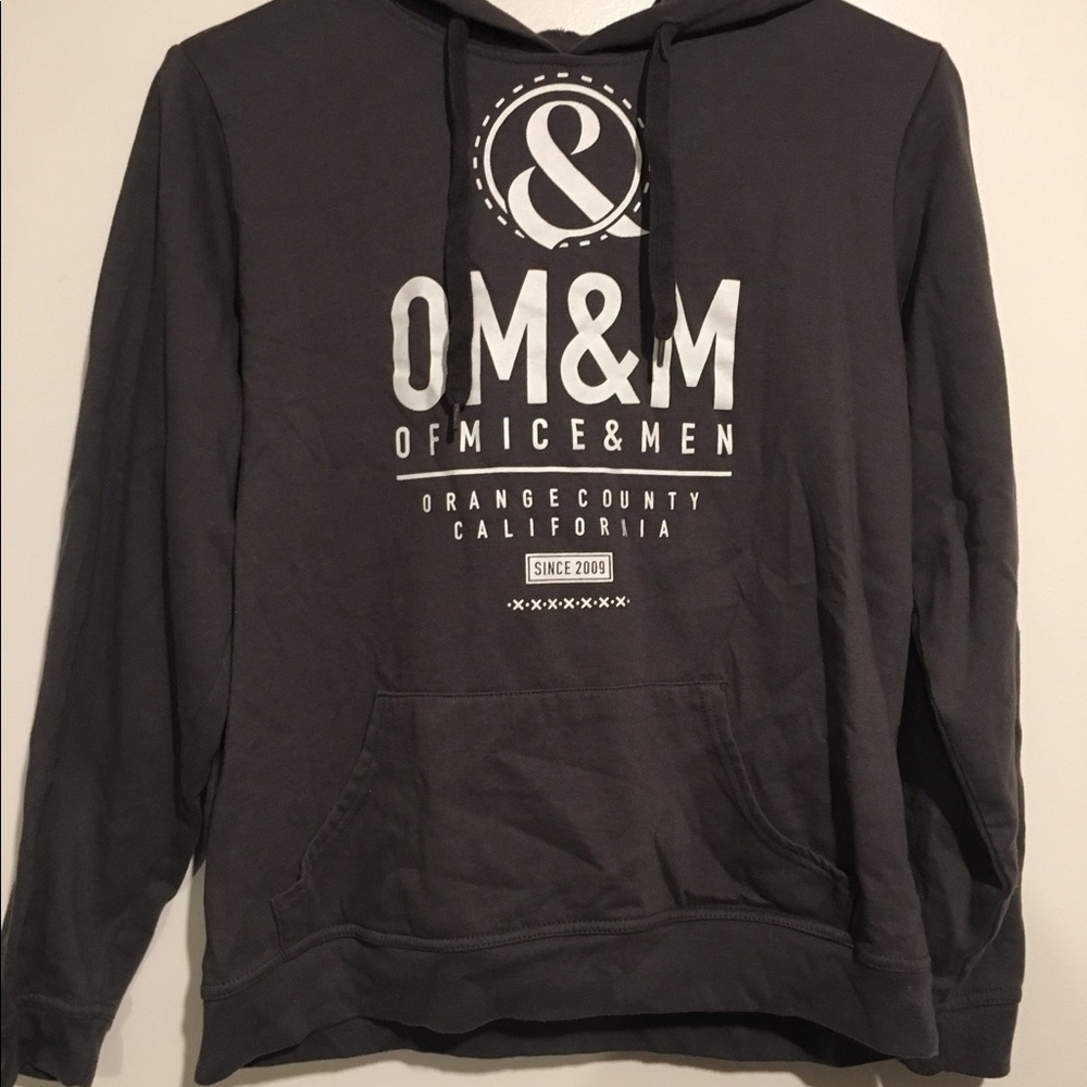 nwot of mice and men hooded sweatshirt