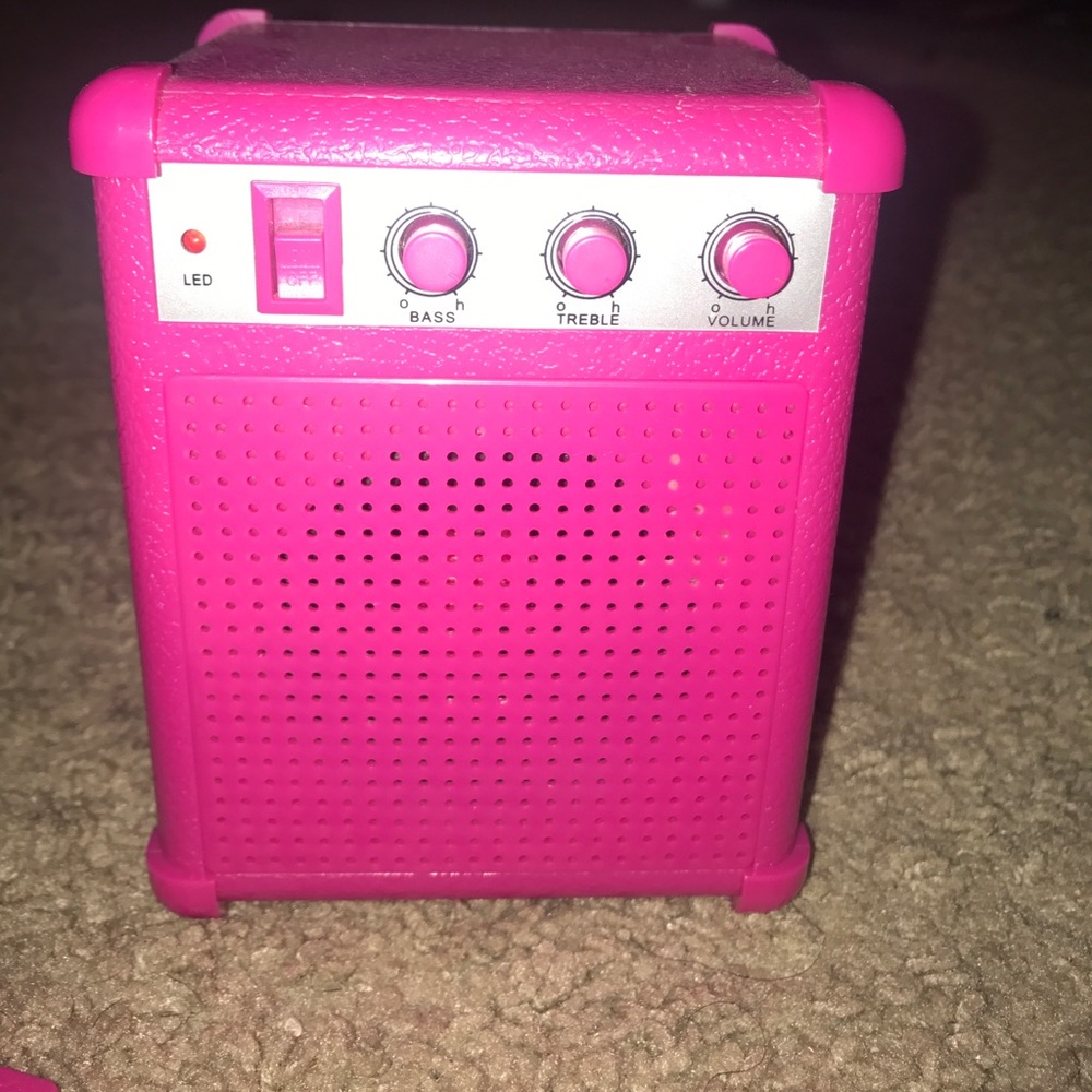 Pink Boxy Speaker